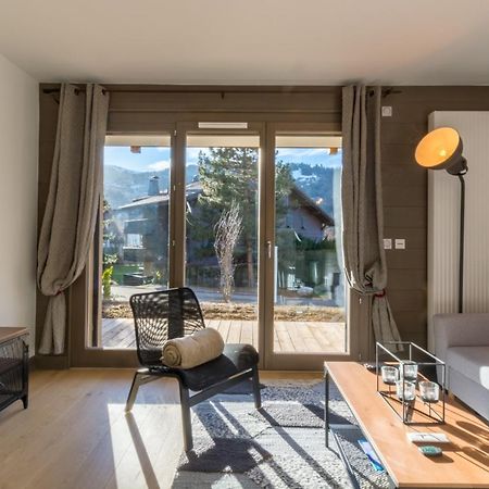 Ferienwohnung 2 Pieces Vue Domaine Skiable Proche Arret Navette - Chalet Perrette Saint-Gervais-les-Bains Exterior foto